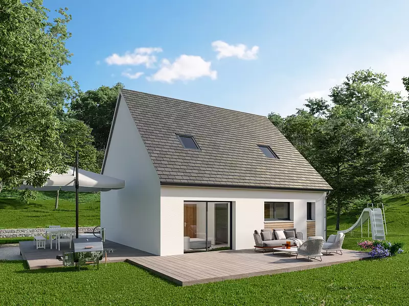 Maison neuve, 84,59 m² - Avesnes-le-Comte (62810)