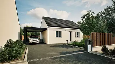 Maison neuve, 47,6 m²