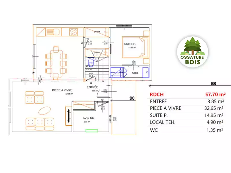 Maison neuve, 113 m² - Charnay-lès-Mâcon (71850)