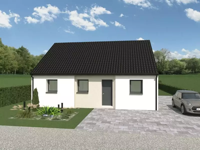 Maison neuve, 70 m² - Saint-Martin-lez-Tatinghem (62500)