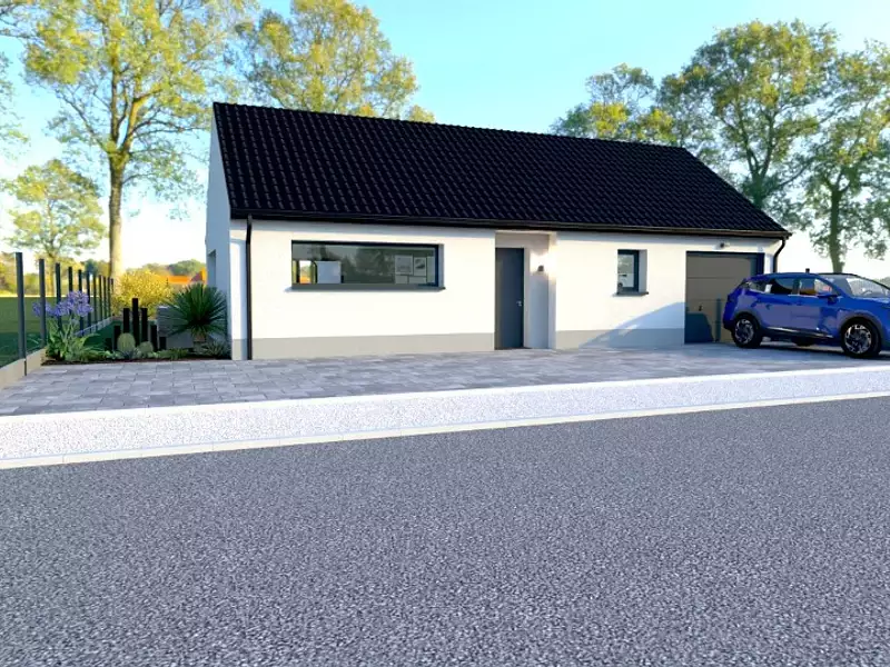 Maison neuve, 95 m² - Montigny-en-Gohelle (62640)