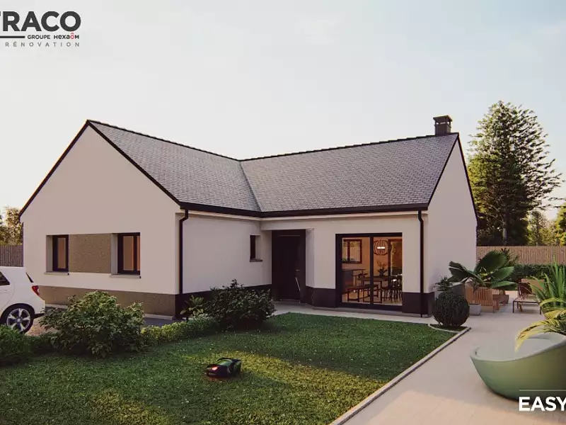 Maison neuve, 92 m² - Bouttencourt (80220)