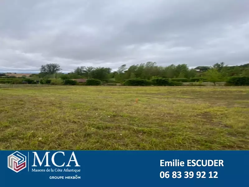 Terrain à bâtir, 1 050 m² - La Réole (33190)