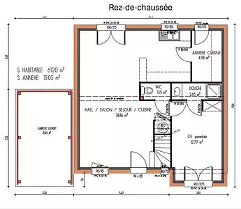 Maison neuve, 95 m²