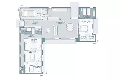 Maison neuve, 180 m²