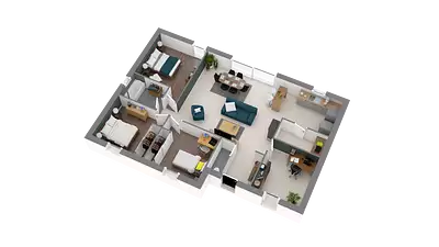 Maison neuve, 93 m²
