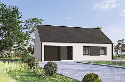 Maison neuve, 73 m²