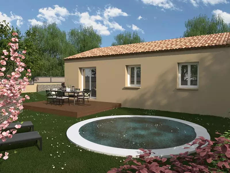 Maison neuve, 60 m² - Camps-la-Source (83170)