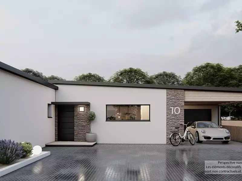 Maison neuve, 90 m² - Plonéis (29710)