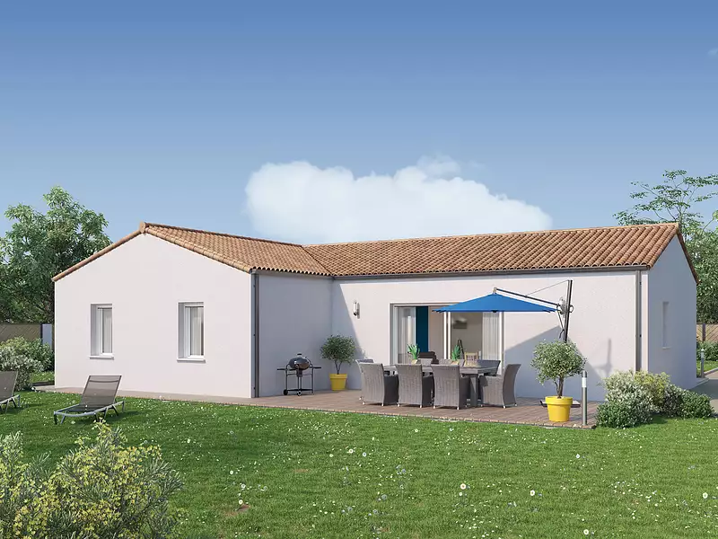 Maison neuve, 98 m² - Saint-Vincent-sur-Graon (85540)