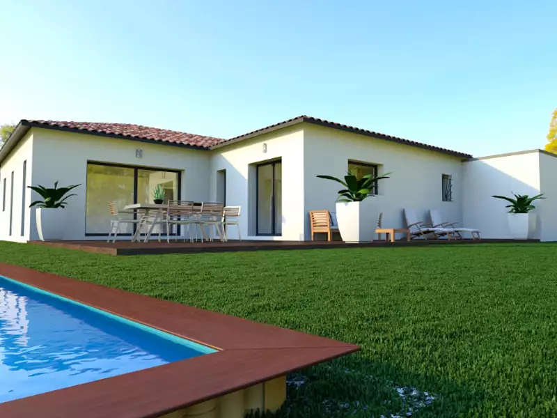 Maison neuve, 100 m² - Granges-les-Beaumont (26600)