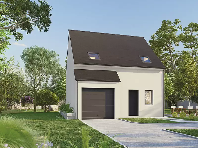Maison neuve, 81 m² - Maurecourt (78780)