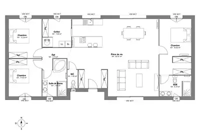 Maison neuve, 120 m²