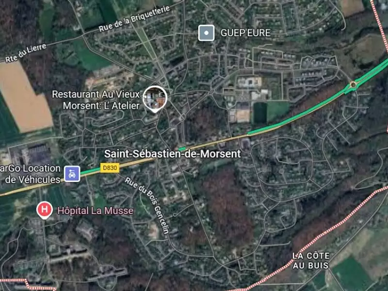 Terrain à bâtir, 780 m² - Saint-Sébastien-de-Morsent (27180)