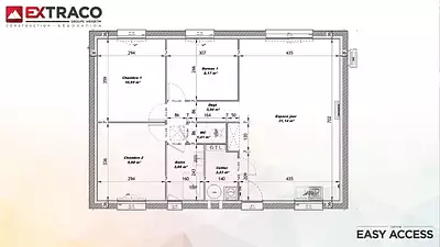 Maison neuve, 71 m²