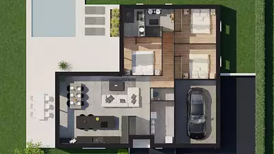 Maison neuve, 90 m²