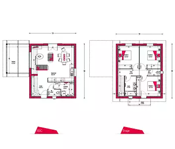 Maison neuve, 90 m²