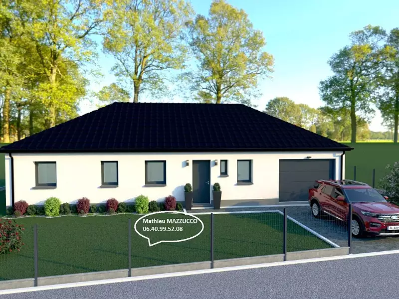 Maison neuve, 110 m² - Cambrai (59400)