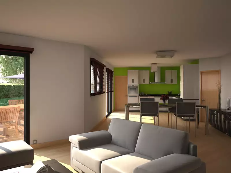 Maison neuve, 110 m² - Monts-sur-Guesnes (86420)