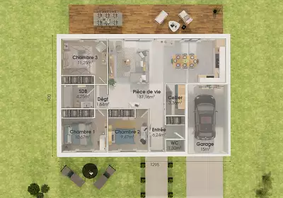 Maison neuve, 85 m²