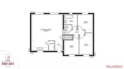 Maison neuve, 86 m²