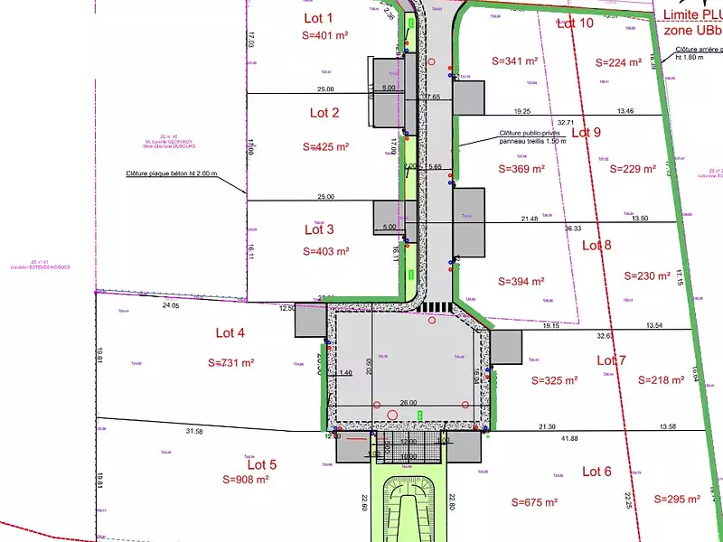 Terrain à bâtir, 401 m² - Gas (28320)