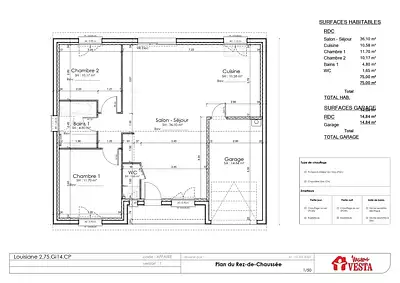 Maison neuve, 101 m²