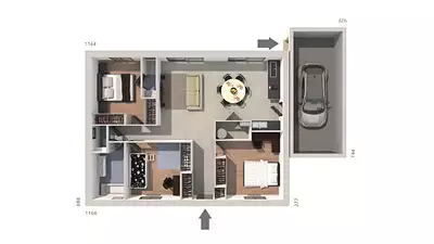 Maison neuve, 80 m²