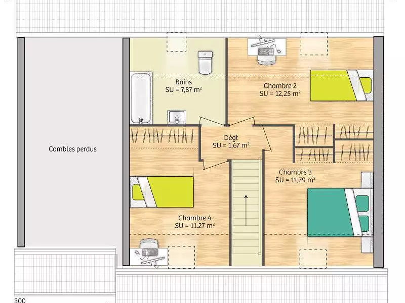 Maison neuve, 89 m² - Douville-sur-Andelle (27380)