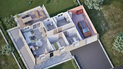 Maison neuve, 73,01 m²