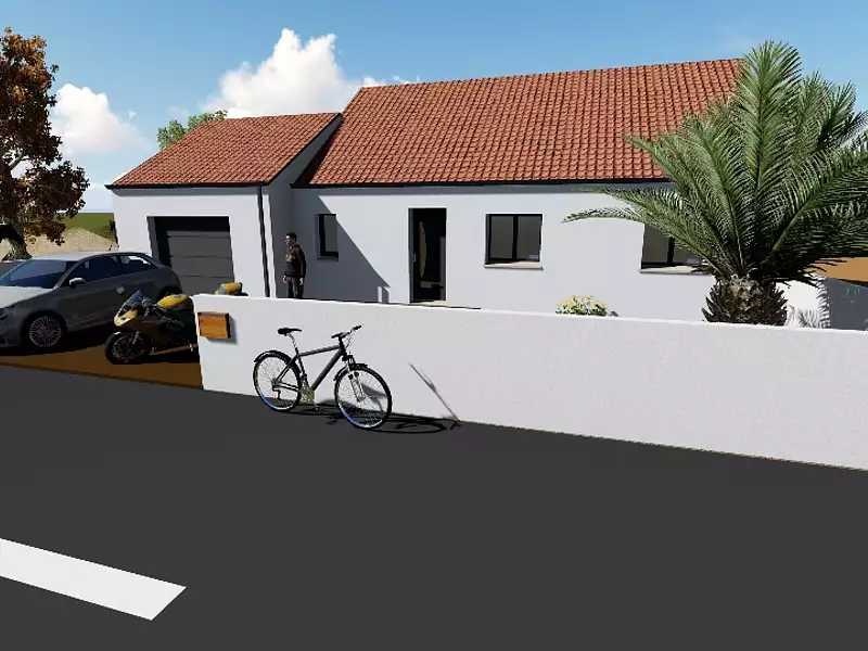 Maison neuve, 80 m² - Sainte-Foy (85150)