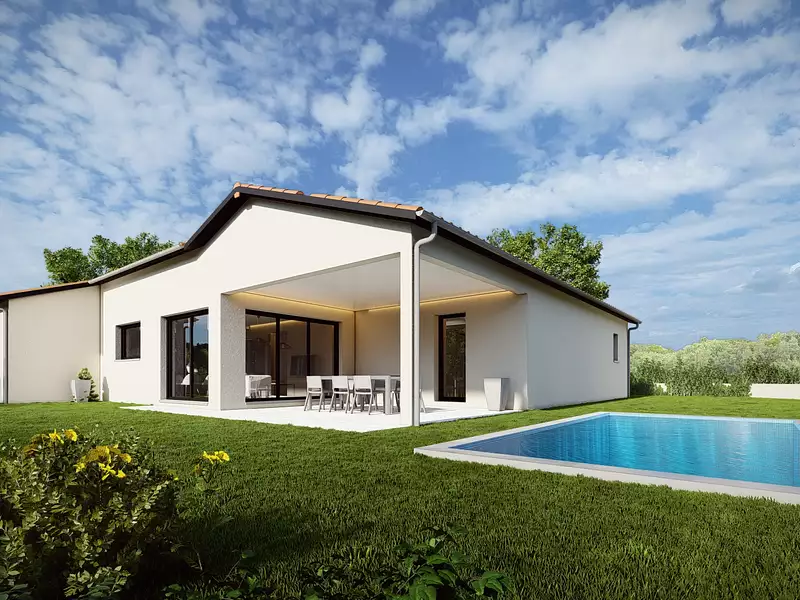 Maison neuve, 130 m² - Chaveyriat (01660)