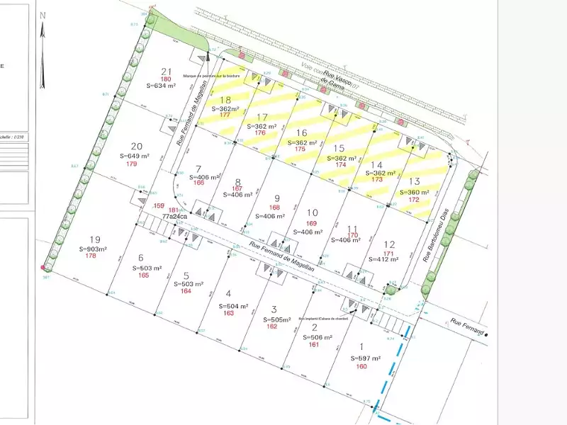 Terrain à bâtir, 503 m² - Château-Gontier-sur-Mayenne (53200)
