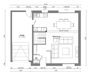 Maison neuve, 91 m²