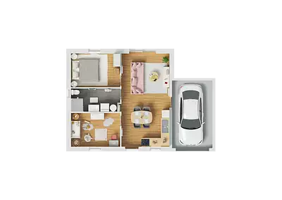 Maison neuve, 64 m²