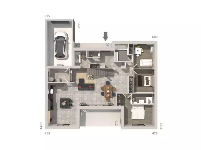 Maison neuve, 130 m² - Langlade (30980)