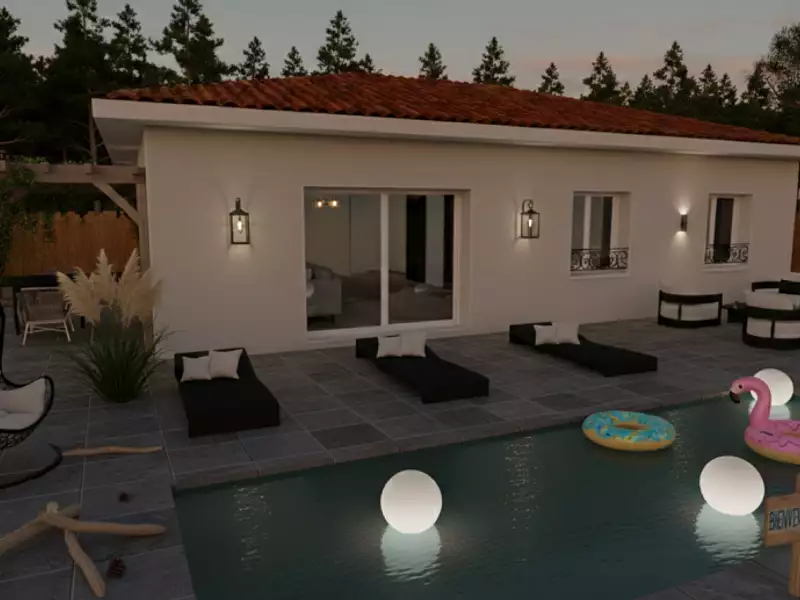 Maison neuve - Landiras (33720)