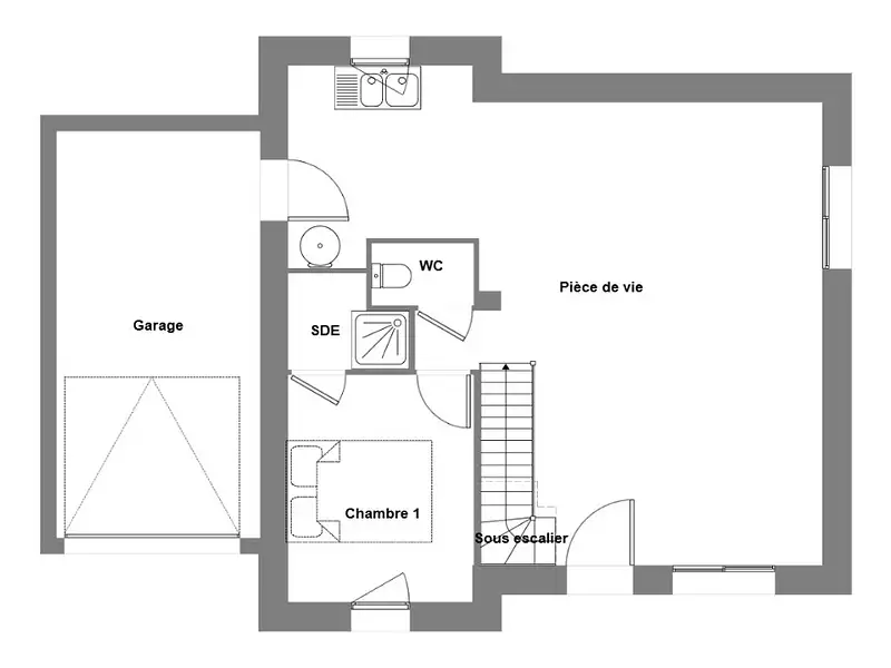 Maison neuve, 89 m² - Guidel (56520)