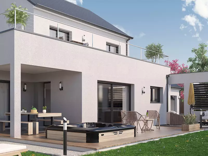 Maison neuve, 148 m² - Monnaie (37380)