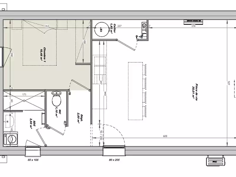Maison neuve, 50 m² - Sainte-Foy (85150)