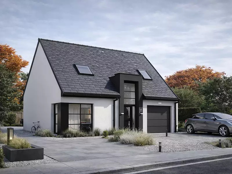 Maison neuve, 95,6 m² - Proville (59267)