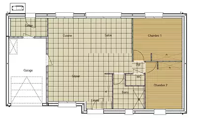 Maison neuve, 77 m²