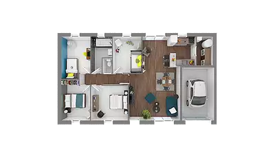 Maison neuve, 89 m²