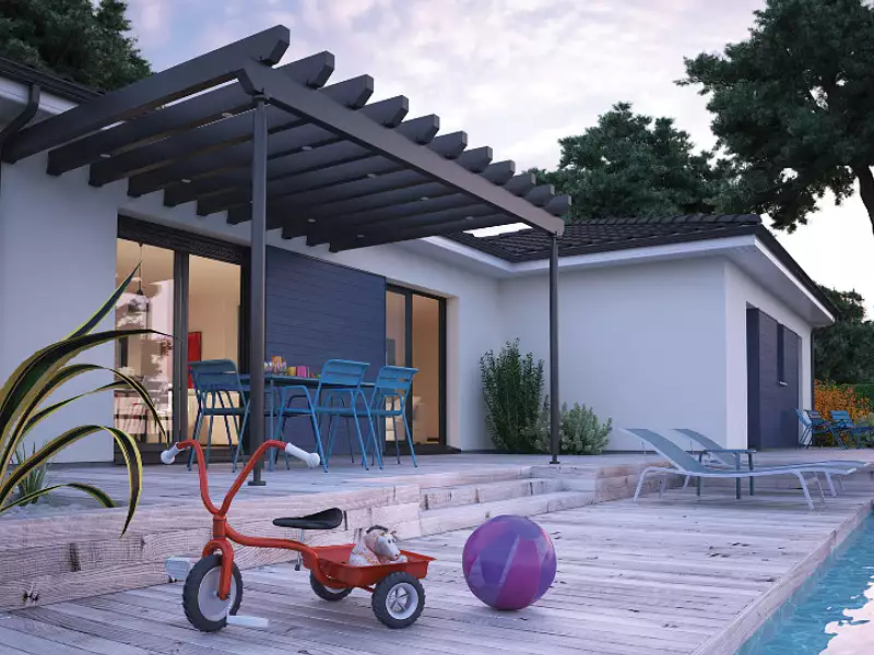 Maison neuve, 90 m² - Parentis-en-Born (40160)