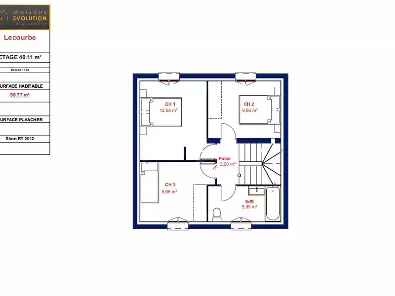 Maison neuve, 96 m² - Triel-sur-Seine (78510)