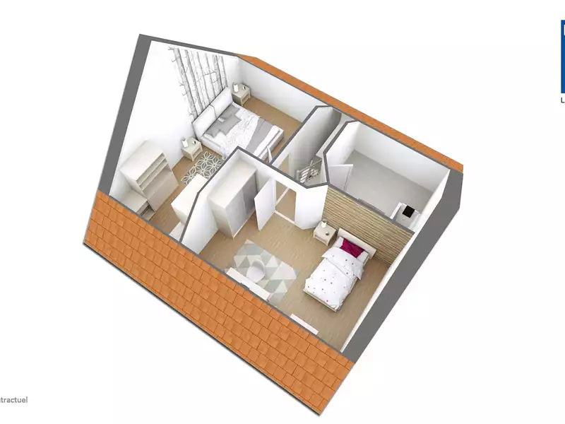 Maison neuve, 73 m² - Mortefontaine-en-Thelle (60570)