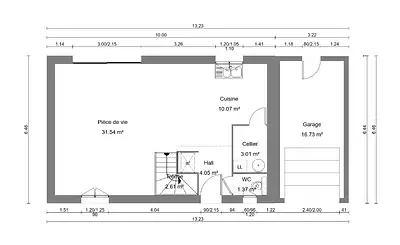 Maison neuve, 90 m²
