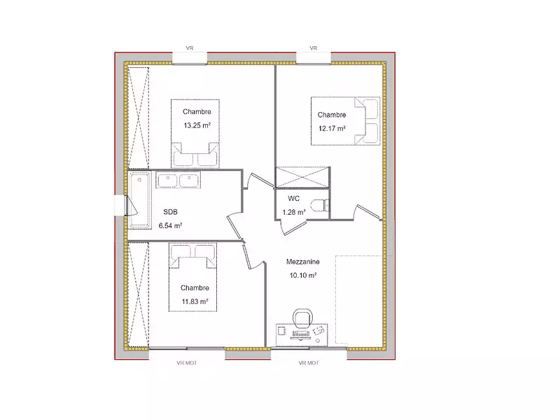 Maison neuve, 150 m² - Agny (62217)