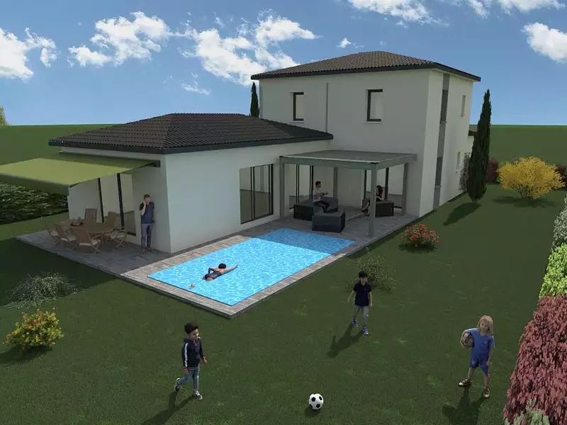 Maison neuve, 145 m² - La Tour-de-Salvagny (69890)