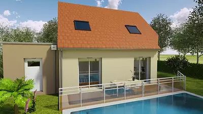 Maison neuve, 55 m²